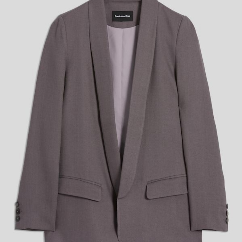 Frank and Oak Mauve Blazer
